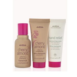 cherry almond softening travel set